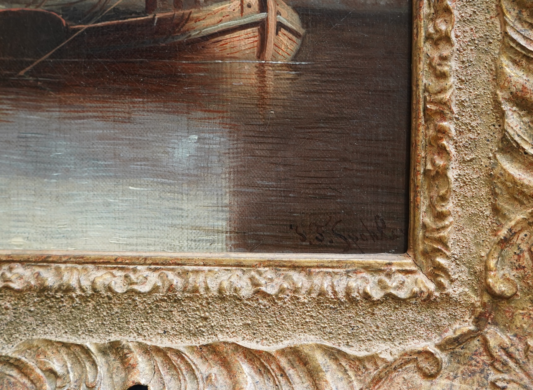 Johannes Franciscus Spohler, Dutch 1853-1894, A pair of Dutch town scenes